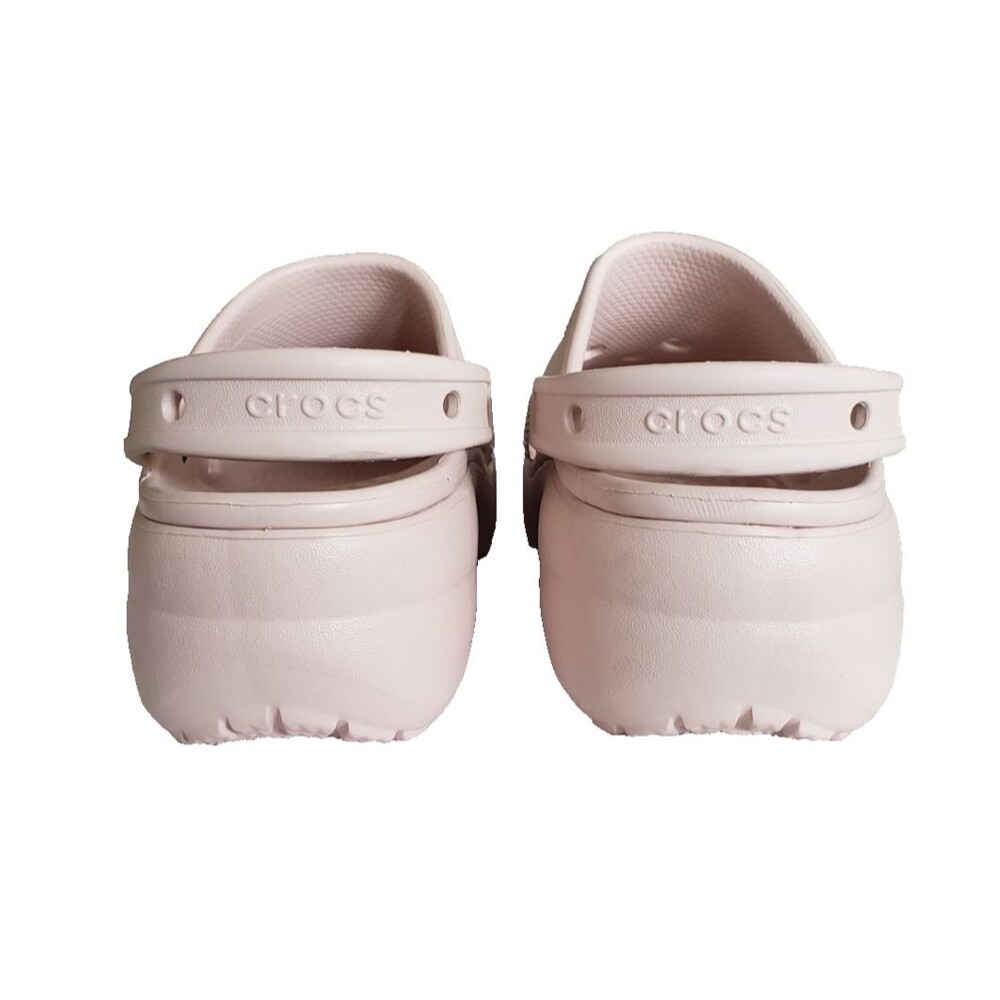 Crocs Classic Platform Clog Pink Lifted Clogs Women's Size 8 Comfort Shoes NEW - Picture 6 of 10